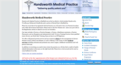 Desktop Screenshot of handsworthmedicalpractice.co.uk